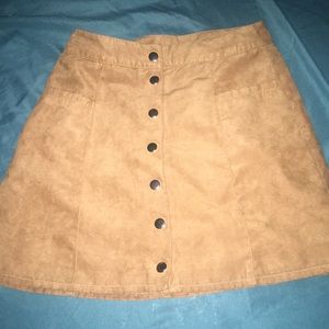 Cute going out suede skirt